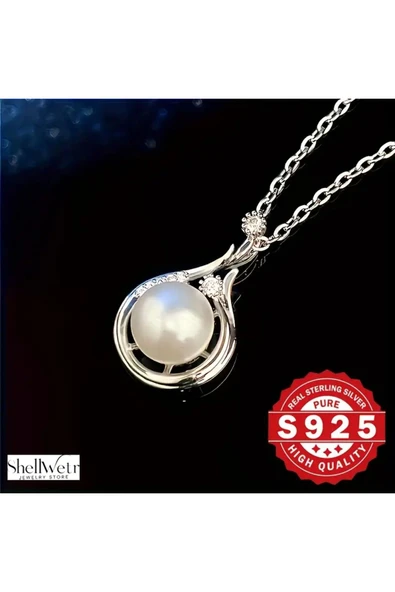 Ophira 925 Ayar Gümüş Kolye Sevgililer günü , annenize verilecek en güzel gümüş hediye - 3