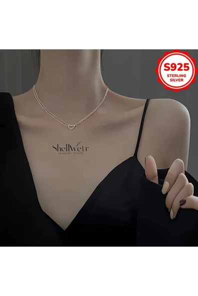 TrueLove 925 Ayar Gümüş Bileklik Kolye Set Sevgilinize, annenize verilecek en güzel gümüş hediyesi - 3