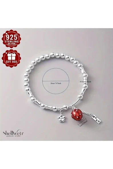 Berry Bliss 925 Ayar Gümüş Bileklik Sevgililer günü , annenize verilecek en güzel gümüş hediyesi - 3