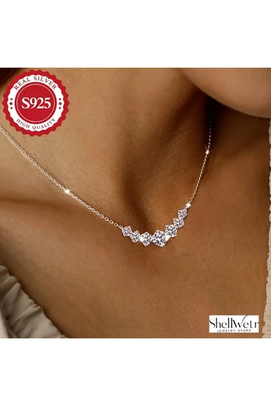 Silvershine 925 Ayar Gümüş Kolye Sevgililer günü , annenize verilecek en güzel gümüş hediyesi - 1