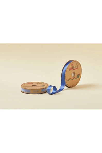 Biye Saten Katlı 078 İndigo 2 cm 25 Metre %100 Polyester ürün görseli