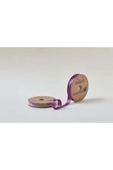 Biye Saten Katlı 083 Mürdüm 2 cm 25 Metre %100 Polyester ürün görseli