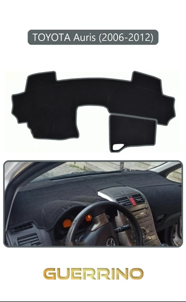 TOYOTA Auris (2006-2012)TORPİDO KORUMA KILIFI GRİ KENAR ürün görseli 1