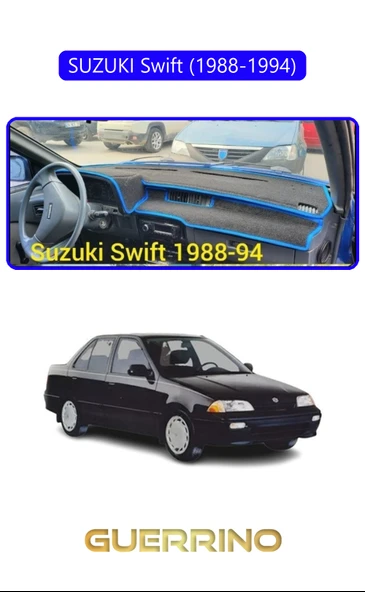 SUZUKI Swift  (1988-1994)TORPİDO KORUMA KILIFI MAVİ KENAR ürün görseli 1