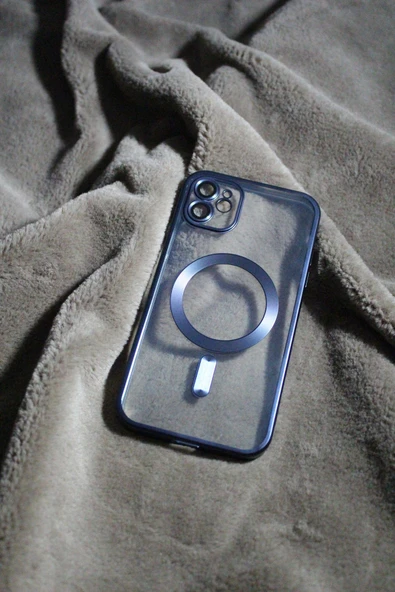 İphone 11 Uyumlu Magsafeli Kamera Koruyuculu Silikon Kılıf