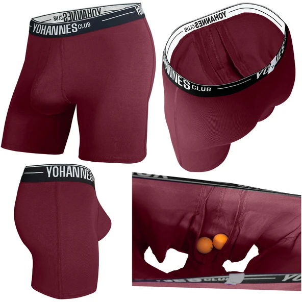 Yohannes Club, Erkek Özel Seperatörlü Pamuklu Boxer, Renk Seçenekli, Tekli Paket - Resim 4