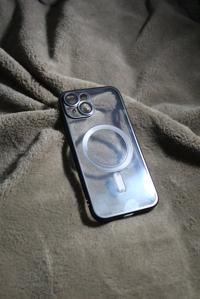 İphone 13 Uyumlu Magsafeli Kamera Koruyuculu Silikon Kılıf - 3