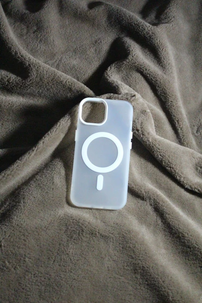İphone 14 Uyumlu Sert Silikon Magsafeli Kılıf - 2