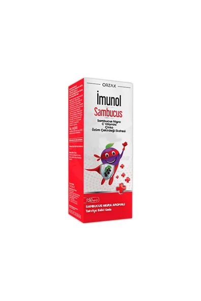 Ocean Imunol Sambucus Nigra C Vitamini Çinko Üzüm Çekirdeği Ekstresi 150 ml ürün görseli 1