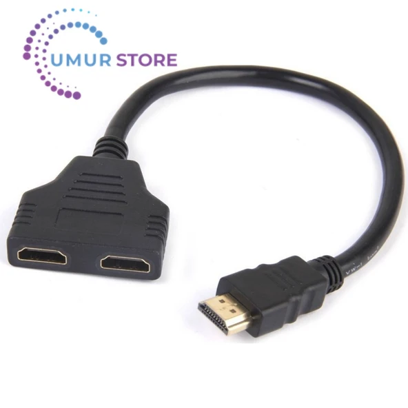 1 To 2 Port Çoklayıcı Hdmi Kablo Splitter ürün görseli 1