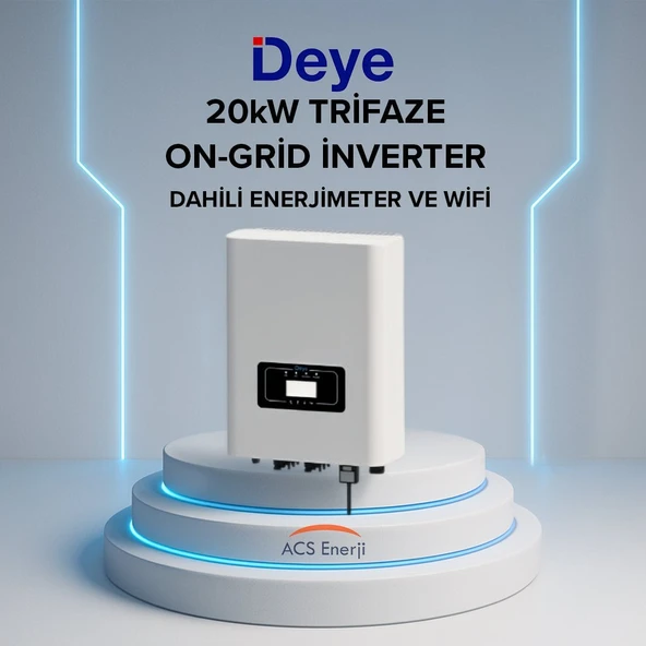 DEYE 20KW ON-GRİD TRİFAZE İNVERTER ürün görseli 1