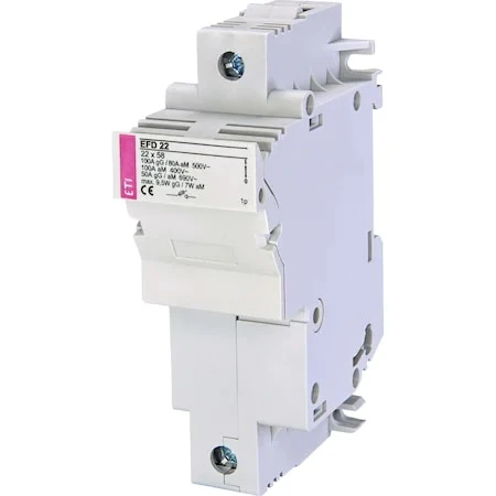 22x58 KARTUŞ SİGORTA YUVASI KUTUSU 500 V MAX 100 A AMPER ürün görseli 1