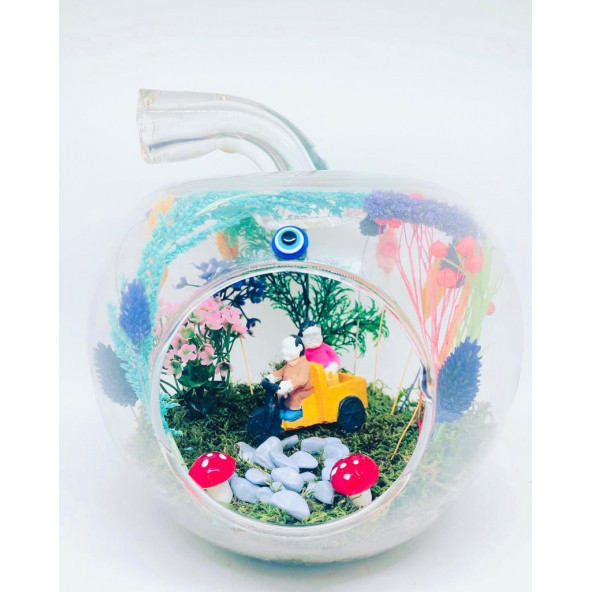 Minikkuş Tasarım Bir Ömür Aşk Teraryum ürün görseli