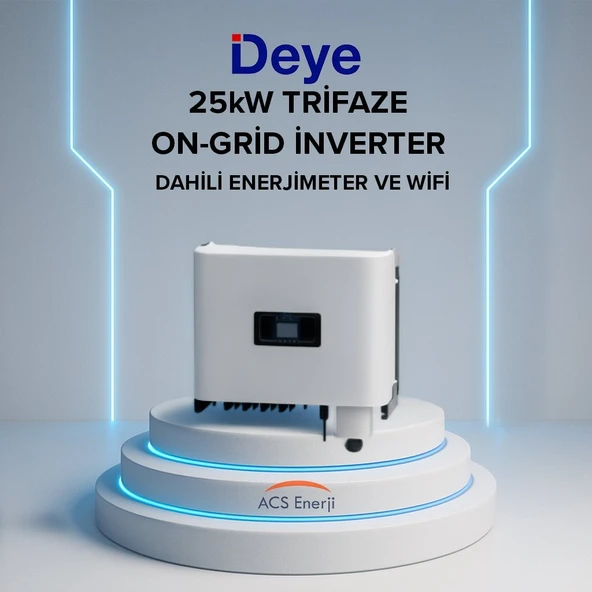 DEYE 25KW 25k ON-GRİD TRİFAZE İNVERTER ürün görseli 1
