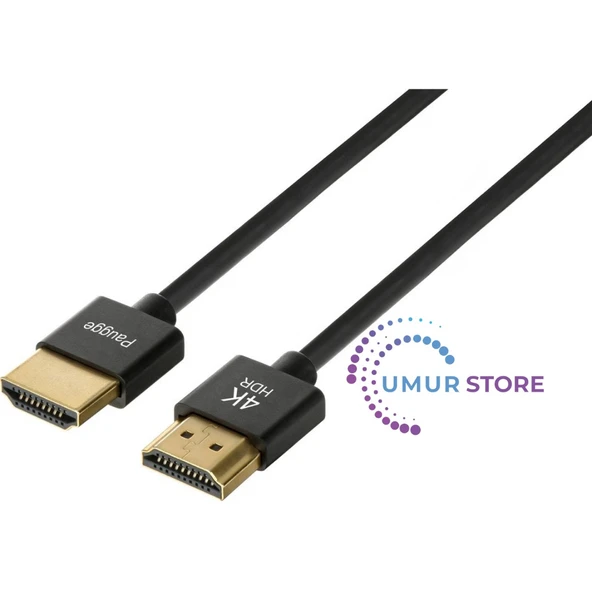 2.0b 4K 60Hz 18GBPS HDMI Kablo - 1m