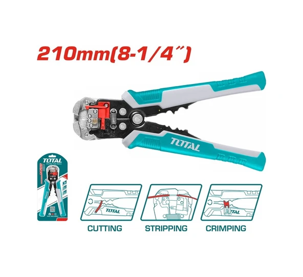 Total Tht15246 0,5-6mm Otomatik Kablo Sıyırma Pensesi - Resim 2