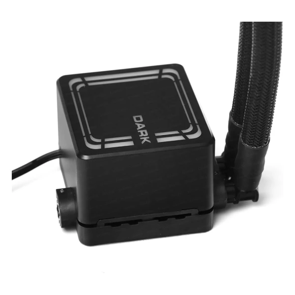 Dark AquaForce W246 RGB 240mm AM5/1700P Siyah İşlemci Sıvı Soğutucu - Resim 3