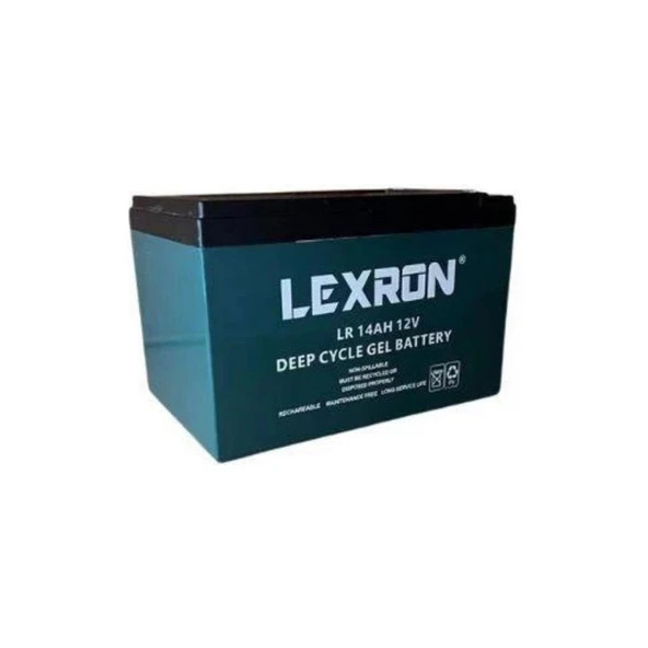Lexron 14AH-12V Jel Akü ürün görseli 1