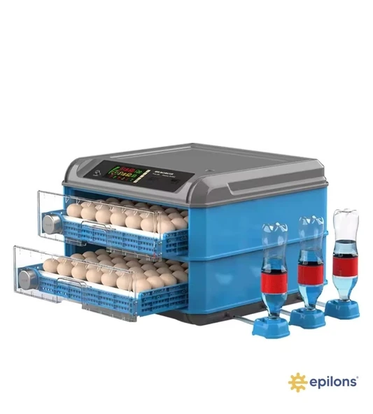 Tam Otomatik 128 Yumurta Kapasiteli Kuluçka Makinesi - Civciv Kaz Hindi Ördek Yetiştiriciliği Wifi Kamera Hediyeli - Resim 6