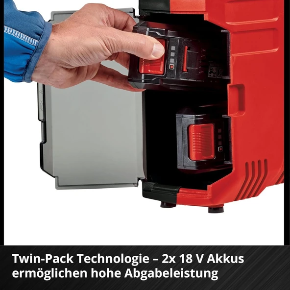 Einhell TE-AC 36/8 Li OF Set Akülü Kompresör - Çanta tipi 2 Adet x 18V 2AH - 3