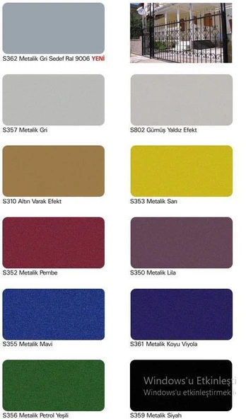 Casati Akrilik Sprey Boya 400 ML S355 Metalik Mavi - 2