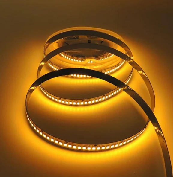 5 Metre CATA CT 4540 İç Mekan 12V 120 Ledli Şerit Led Amber - Resim 4