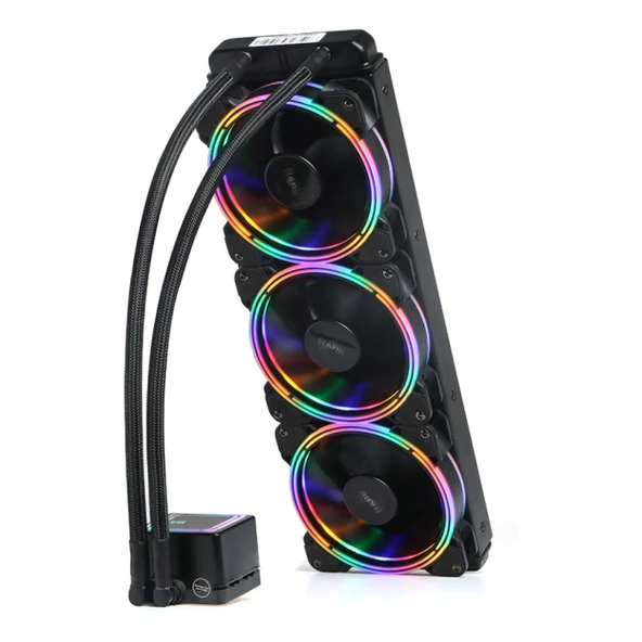 Dark AquaForce W360 ARGB 360mm AM5/1700P Siyah İşlemci Sıvı Soğutucu - Resim 2