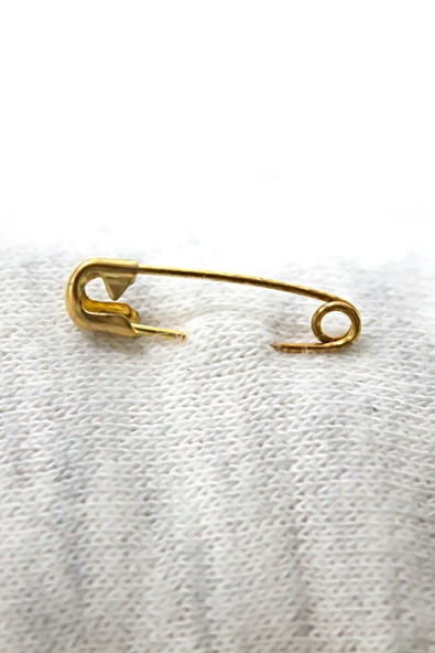 Çengelli İğne 3 cm Altın Renk 50 Adet - Resim 2