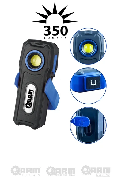 350 LÜMEN ŞARJLI LED LAMBA ürün görseli