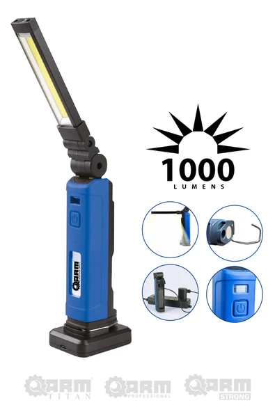 1000 Lümen Şarjlı Led Lamba ürün görseli