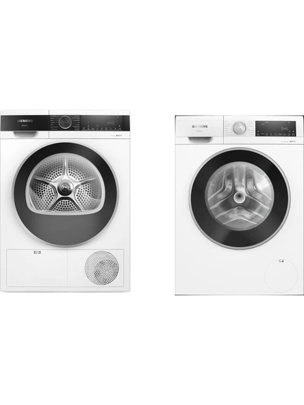 Siemens 2 Li Çeyiz Paketi - Kurutma Makinası - WQ51G200TR Çamaşır Makinası WG52A202TR