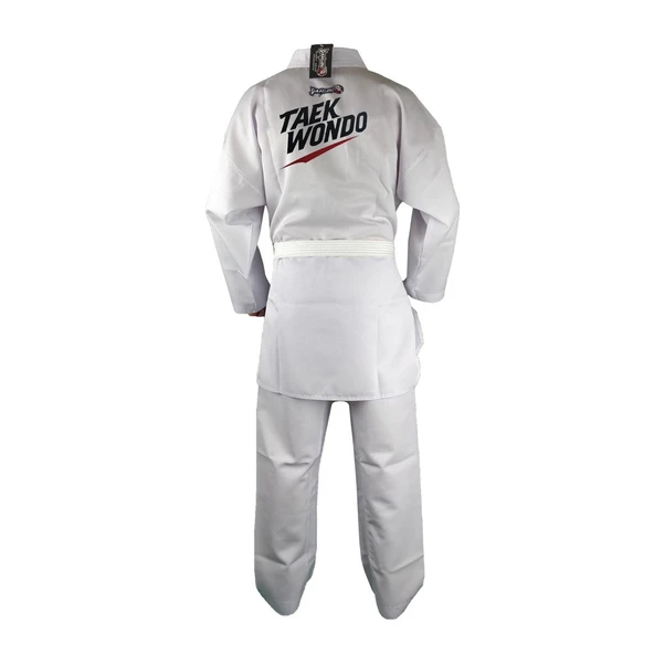 DragonDo 10013 Taekwondo Elbisesi Basic 2.0 Fitilli Beyaz Yaka Tekvondo Dobok - 4