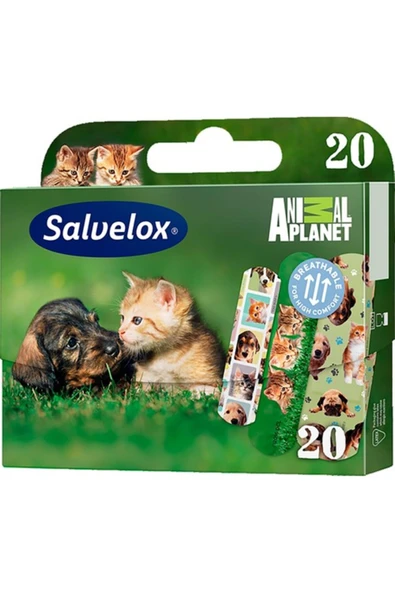 Salvelox Yara Bandı Hayvanlar Alemi 20li ürün görseli