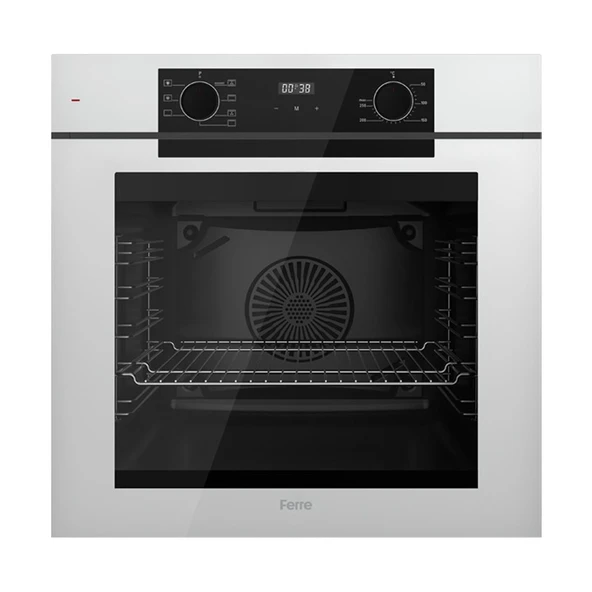 Ferre Fryart Artline QEP63CB - CS206-FA - D078-SA 7 Prog. Dijital Turbo Ank. Set - Beyaz - 2