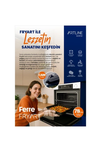 Ferre Fryart Artline Steam Qep64cpr-Sc408-wfa-D065-sa 9 Prog. Dijital Turbo Ank. Set - Gri - 7