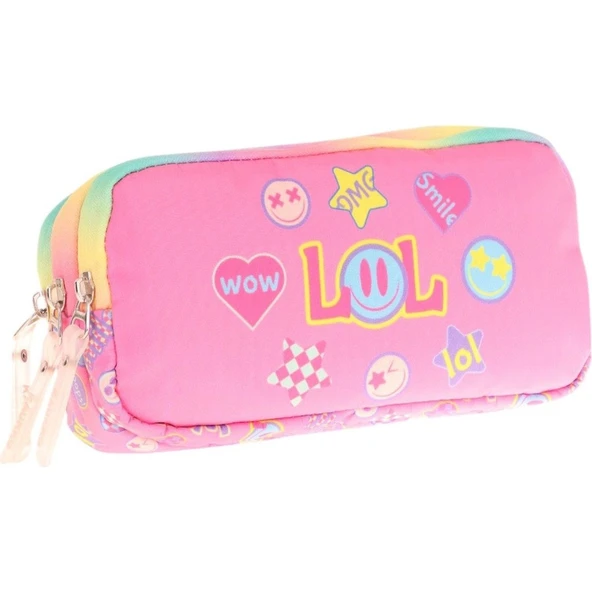 Kaukko Kıds 3 Bölmeli Kalem Çantası (create Letter)krn-L8237