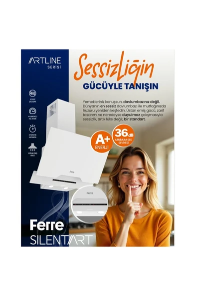 Ferre Fryart Artline Steam Qep64cb - Sc406-wfa - D064-sa 9 Prog. Dijital Turbo Ank. Set - Beyaz - 5