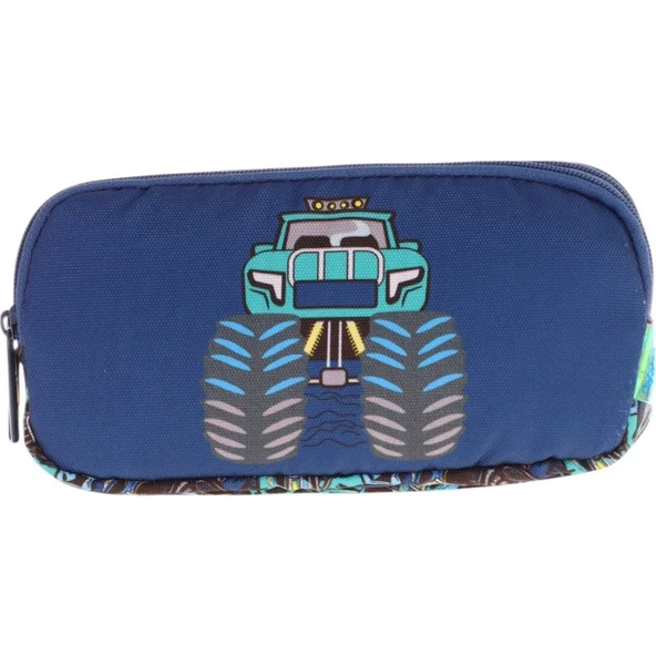 Kaukko Kıds 3 Bölmeli Kalem Çantası (leather Truck)krn-L8261 - 2