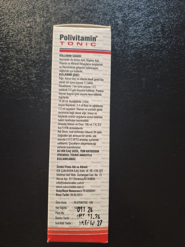Polivitamin Tonic Oral solüsyon - 3