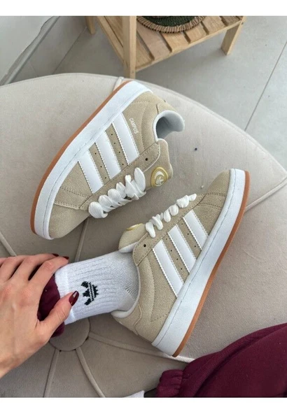 ADIDASS CAMPÜS KAHVE AYAKKABI - Resim 2