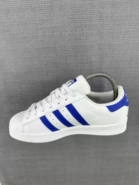 ADİDAS  SÜPERSTAR MAVİ DETAY SPOR AYAKKABI ürün görseli 1