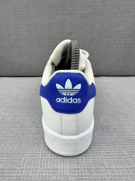 ADİDAS  SÜPERSTAR MAVİ DETAY SPOR AYAKKABI - Resim 2