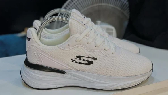 Skechers Beyaz Erkek Spor Ayakkabı - Resim 2