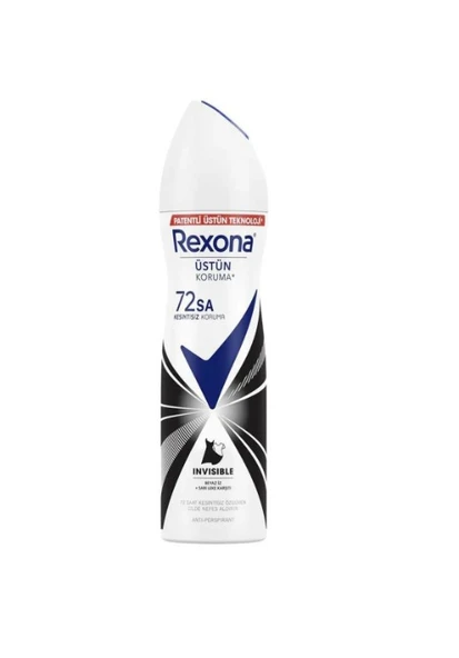Rexona Invisible Black White Kadın Sprey Deodorant 150 ml - 1