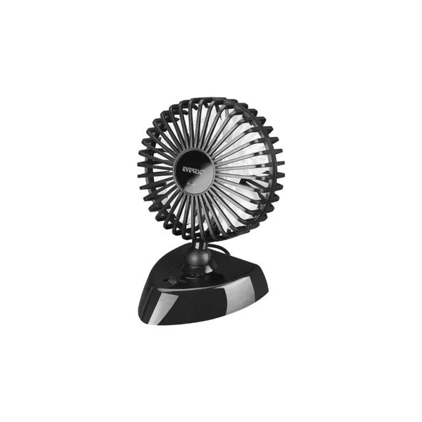 Everest EFN-504 Siyah Taşınabilir Masaüstü USB Fan
