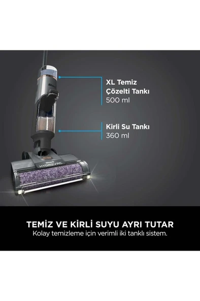 Shark Hydrovac Pro Islak Kuru Şarjlı Dikey Süpürge Teşhir - 6