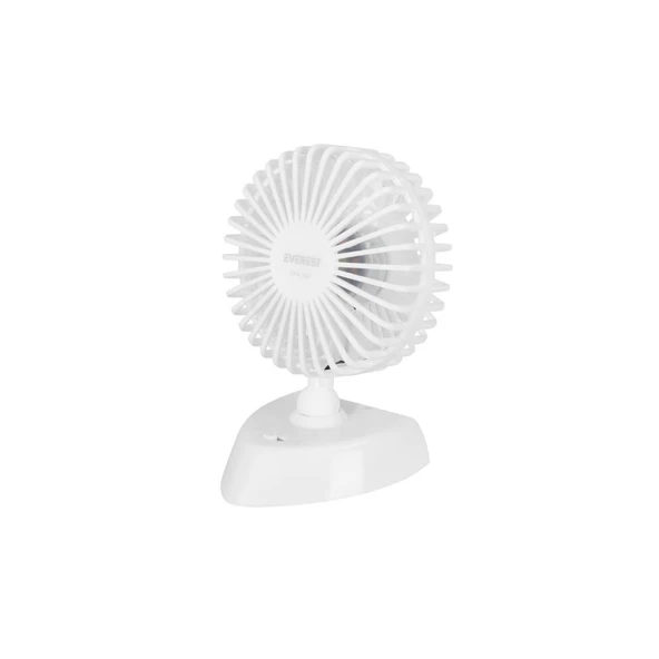 Everest EFN-504 Beyaz Taşınabilir Masaüstü USB Fan