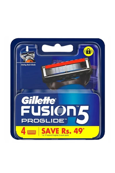 Gillette Fusion Proglide Yedek Tıraş Bıçağı 4'lü 4987176103475 ürün görseli