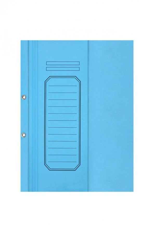 Bafix Yarım Kapak Dosya Karton Mavi (1 Paket 50 Adet)