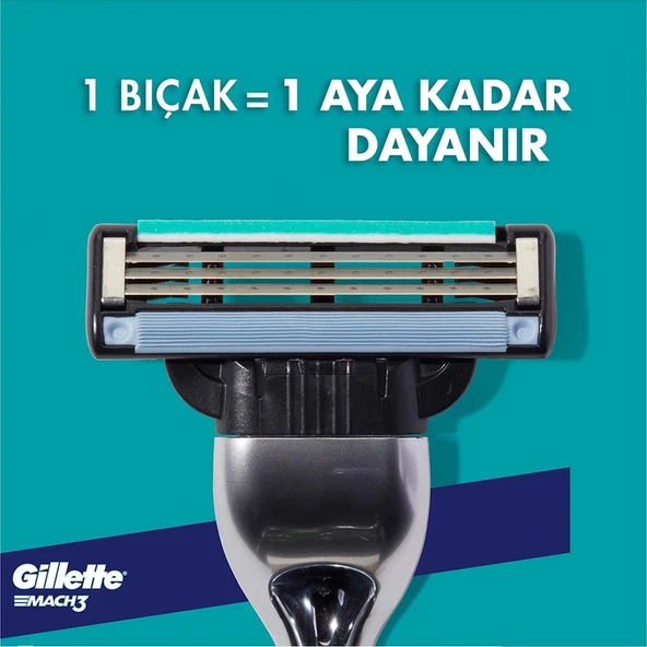 Gillette Mach 3 Yedek Tıraş Bıçağı 18'li - Resim 4